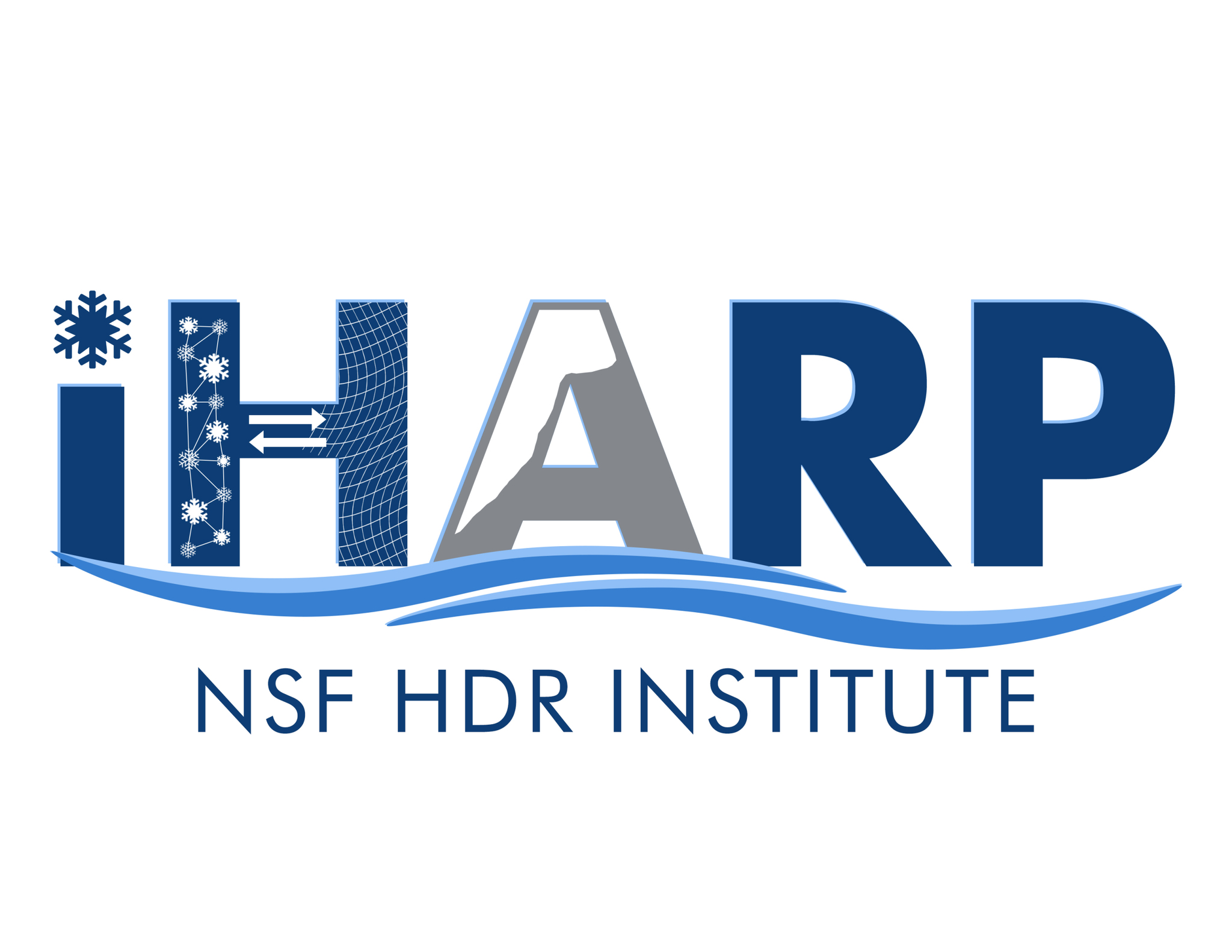 iHARP: NSF HDR Institute for Harnessing Data and Model Revolution in the Polar Regions Logo