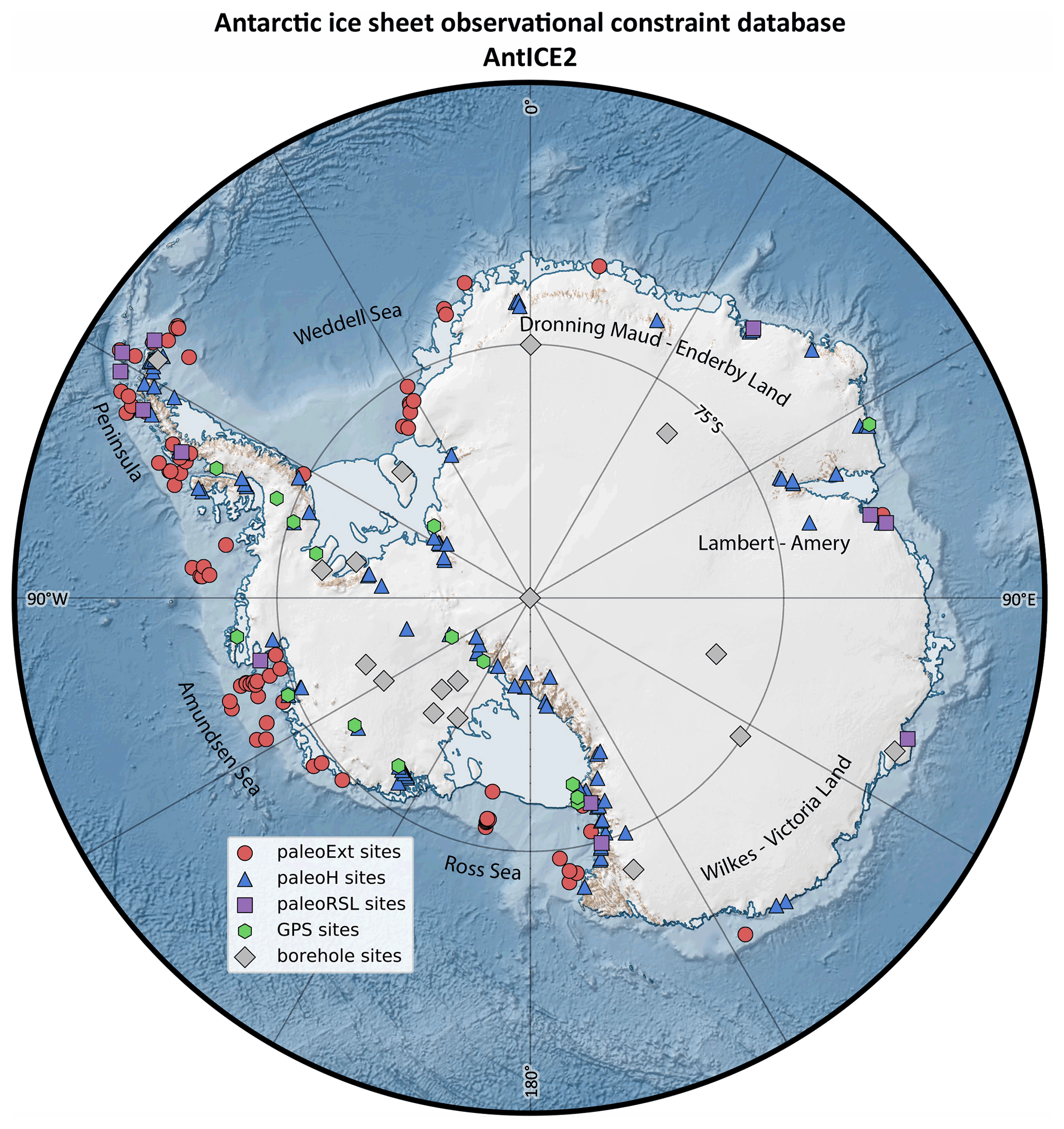 Preview of AntICE curated dataset of paleo ice sheet geochronologic constraints
