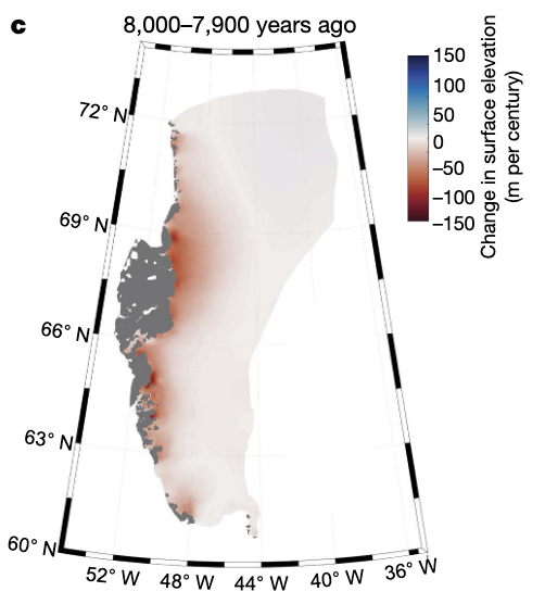 Preview of Holocene Greenland Ice Sheet Model simulations