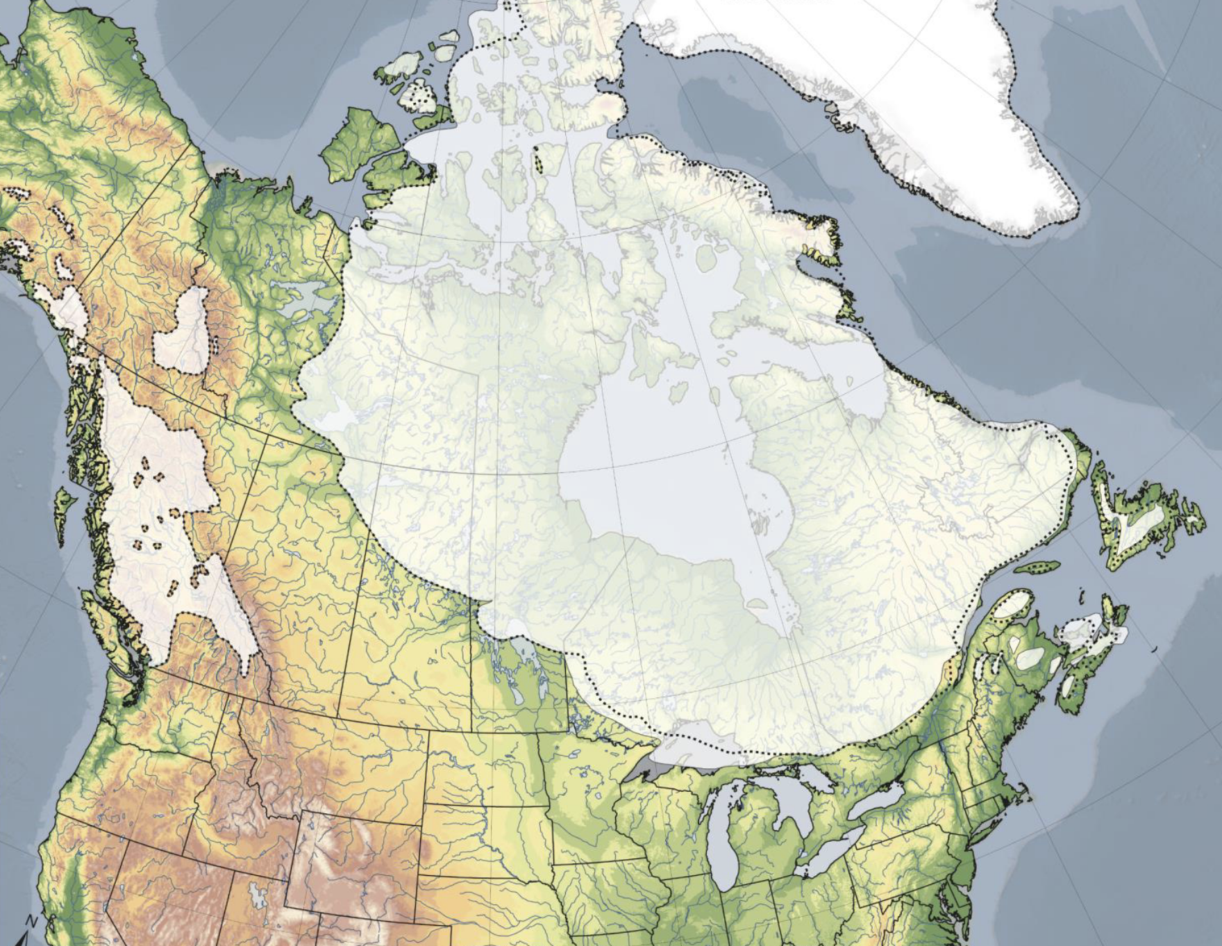 Preview of North America Ice Sheet extents from Last Glacial Maximum-to-Present
