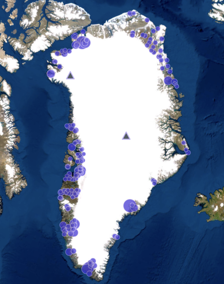 Preview of ICE-D Greenland Informal Cosmogenic-nuclide exposure-age database